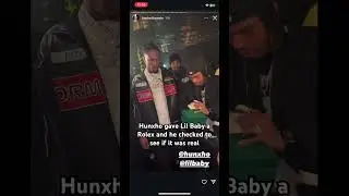 Lil Baby made sure Hunxho didn&rsquo;t give him a fake Rollie