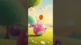 Cute Little Bunny Plays Butterfly #KidsShorts #KidsCartoon #kids #forkids  #kidsvideo #funnykids