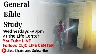 Wednesday BIBLE Study (Joseph part 12) with Pastor Dom!