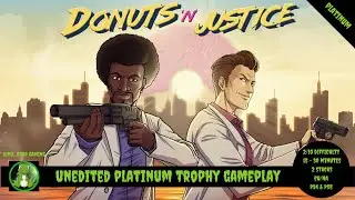 Donuts'n'Justice - Full Unedited Platinum Trophy Gameplay (PS4/PS5)