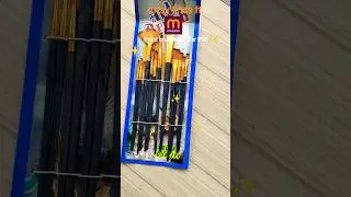 Cheapest Meesho art finds under ₹96, 12 brush sets 🖌️ quality 10/10👌#meeshohaul #meeshofinds