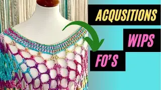 CROCHET WIPS & FOS | FURLS ACQUISITIONS | Work in Progress | Finished Objects | Stitch Markers