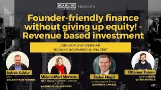 Founder-friendly finance without giving up equity! - Revenue based investment