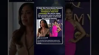 In Suits, Gina Torres (Jessica Pearson) often rewrote her courtroom monologues to sound more