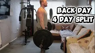Back Workout 4 Day Split 💪 NATURAL Bodybuilding 