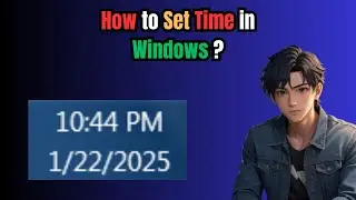 Windows me Time Ko Kaise Set Kare | How to Set Time in Windows