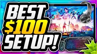 ULTIMATE $100 Budget Gaming Setup! 😱 BEST $100 BUDGET Setup For NEW YOUTUBERS!