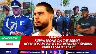 BREAKING:Narco-State Alarm: Bolle Jos Allegedly Sheltered at Sierra Leone's Police IG Residence