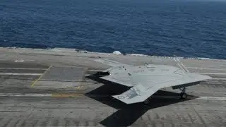 FIRST EVER DRONE LAUNCH FROM SEA; The US Can Now STRIKE ANYWHERE ANYTIME