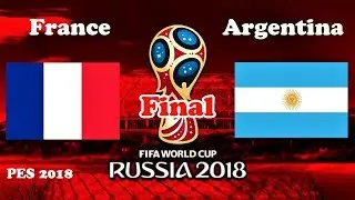 PES 2018 | France vs Argentina | FIFA World Cup Final | Gameplay PC