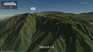 Mount Lu ∆ hiking trails ∆ 3d-trail.com/china/