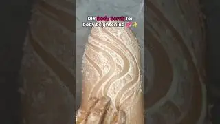 Body Scrub for Body Brightening and strawberry legs #strawberryskin#bodybrightening#bodycareroutine