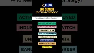 Need a #Job Fast? Use the Push Strategy to Get Hired #shorts