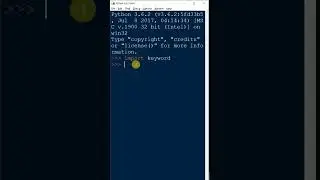How to Check all Keywords in Python | Hindi #tandpknowledge #python #pythonprogramming #viral #like