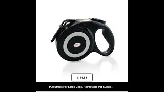 Pull Straps For Large Dogs, Retractable Pet Supplies, Walking Dogs, Dog Leashes