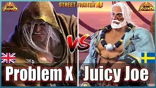 Street Fighter 6 🔥Problem X (M Bison #1)  Vs  Juicyjoe2000 (JP) 🔥Best Custom Room Match🔥
