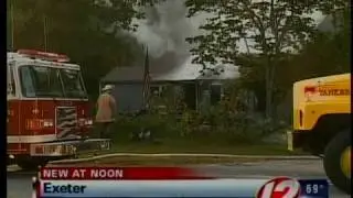 Morning House Fire in Exeter