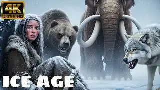 Life 1 Million Years Ago in The Ice Age &ndash; A Girl Surrounded by Mammoth, Wolf, and Endless Snow ❄️🦣