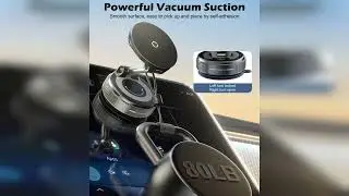 Review: CloudValley 15W Fast Wireless Charger Car Phone Holder Mount, Vacuum Suction Cup Phone...