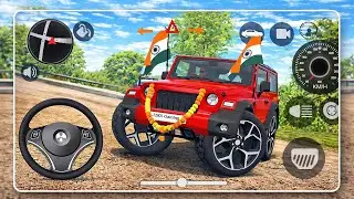 Mahindra Thar 4x4 Car Game 😎| Indian Gadi Wala Game, Android Gameplay
