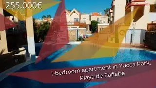 Real Estate in Tenerife: 1-bedroom apartment in Yucca Park, Playa de Fañabé, Costa Adeje.