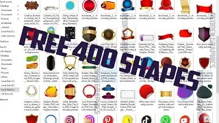 FREE 400 HD SHAPES 2024