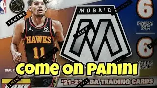Shame On Panini. 2021-22 Mosaic Basketball Blaster Box