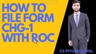 How to file CHG-1 for Charge Creation and in Version 3 of MCA | #CHG-1