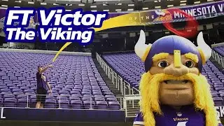 Football Trick Shots at US Bank Stadium!!