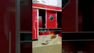 red colour UV shade modern kitchen 2023 my new design for you #kitchen