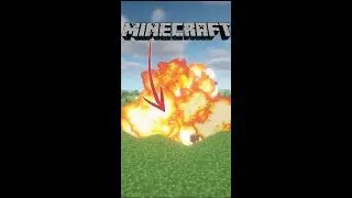 ⚠💥Better explosions in Minecraft💥☢ #shorts