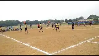 Girls handball competition at Shivpuri