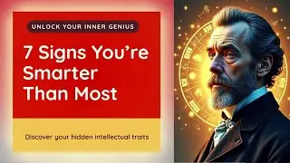 7 Signs You&rsquo;re Smarter Than Most People ! Zodiac Secrets ! Machiavelli Wisdom #ZodiacSigns