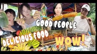 [🇰🇷🇵🇭]Korean Reaction to Eating Banana-Q , Kamote-Q / Korean family living in the Philippines