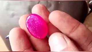 Light test of fake stone identification | natural agate stone test with light | ruby test in light