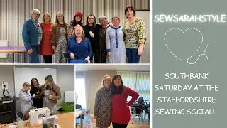 Staffordshire Sewcial and #sewingbillie vs #southbanksweater dresses.