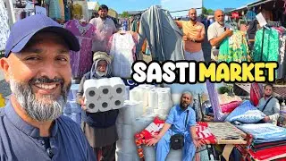 Uk Ki World Famous Pakistani Sasti Market | Pakistani Desi Street Food