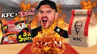 Zjedliśmy NAJOSTRZEJSZEGO BURGERA z KFC (Buldak x KFC)
