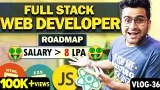 How To Become A Full Stack Web Developer 👩‍💻 Complete Roadmap With Free Resources  🔥 Vlog36