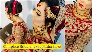Bridal makeup | Makeup tutorial | Step by step bridal makeup tutorial | Aqsa beauty salon