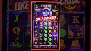 Double bonus on new game, Boo Bucks! #slot #bigwin #slotbonus #casino