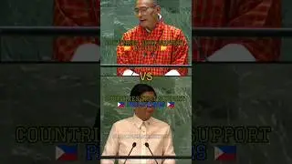 Countries that support Bhutan 🇧🇹 VS Philippines 🇵🇭.#edit