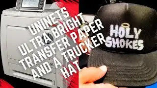 Pressing A Hat Using Ultra Bright Transfer Paper | IColor550