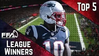 Top 5 Fantasy Football League Winners - Must Own Late Round Targets
