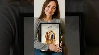 Custom Pet Portraits on Canvas 🐾 | Turn Your Dog into Timeless Art