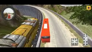 Train Vs Bus Racing Gameplay (iOS, Android) - Intercity Race Session
