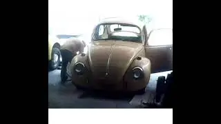 regresado a su color original a este vocho 1974 ( d&iacute;a 1)