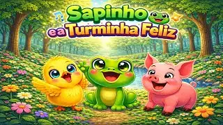 👉 Sapinho e a Turminha Feliz 🐸🎶 | Música Infantil