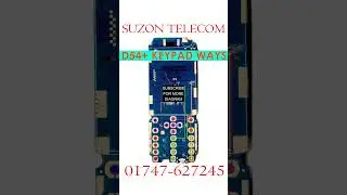 Tips and Tricks for Mobile Repairi ! Symphony D54+ Keypad ways Diagram #shorts