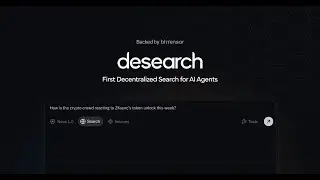 Desearch: The First Decentralized AI Search Built on Bittensor